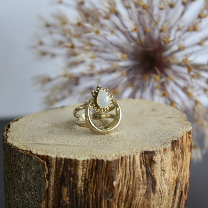 Anaja Ring_boho at heart_Moonstone_Mondstein