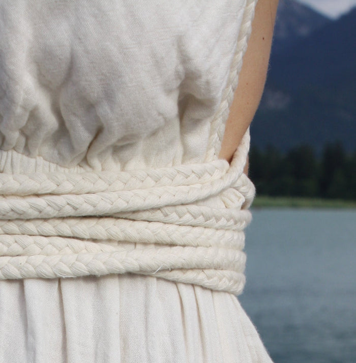 Kalani Kleid_Musselin_cremeweiß